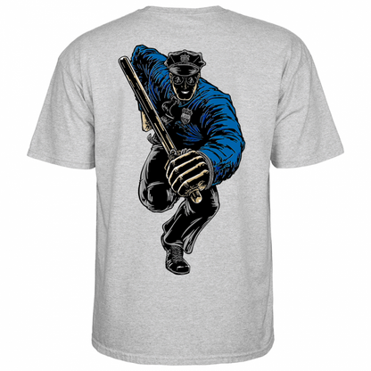 T-Shirt Powell Peralta Chris Senn Police - Athletic Heather
