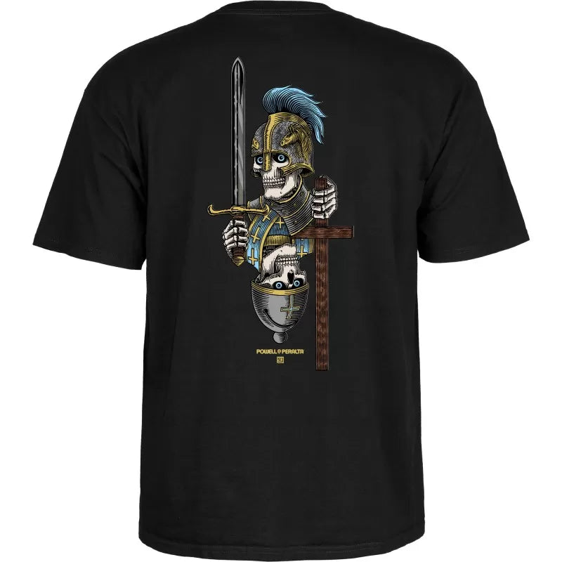 Powell Peralta Dan Corrigan Chess Skulls T-Shirt - Black