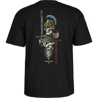 Powell Peralta Dan Corrigan Chess Skulls T-Shirt - Black