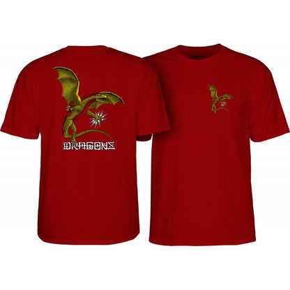 T-Shirt Powell Peralta Dragon Logo - Garnet