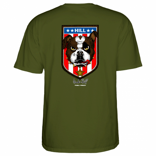 T-Shirt Powell Peralta Frankie Hill Bulldog - Military Green