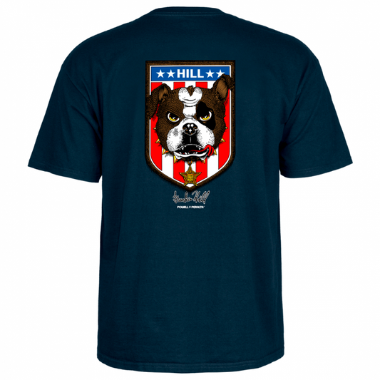 T-Shirt Powell Peralta Frankie Hill Bulldog - Navy