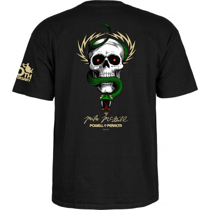T-Shirt Powell Peralta Mike McGill Skull & Snake 40th Anniversary - Black