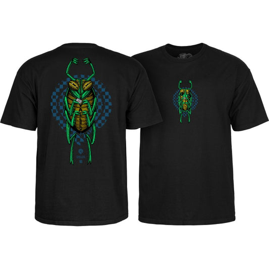 T-Shirt Powell Peralta Mike Vallely Bug - Black