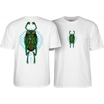 Powell Peralta Mike Vallely Bug T-Shirt - White