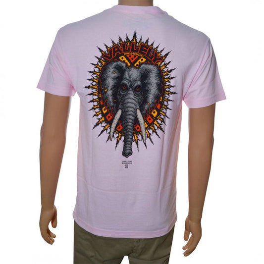 T-Shirt Powell Peralta Mike Vallely Elephant Rosa