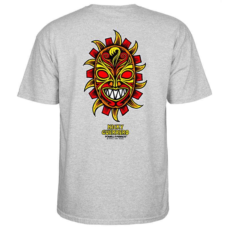 T-Shirt Powell Peralta Nicky Guerrero Mask - Athletic Heather