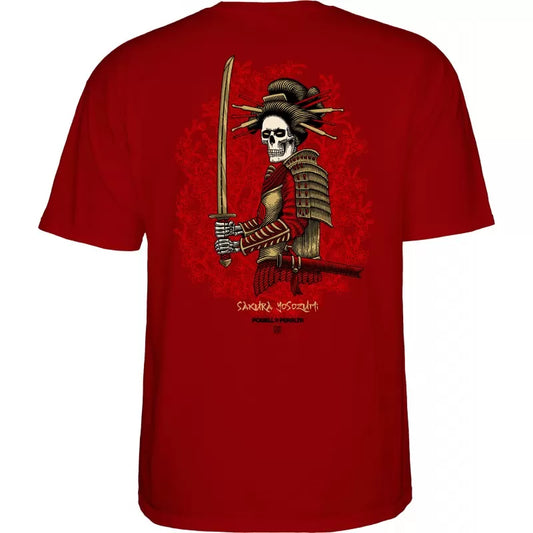 T-Shirt Powell Peralta Sakura Yosozumi Onna-Bugeisha - Garnet