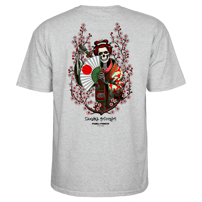 T-Shirt Powell Peralta Sakura Yosozumi Samurai - Athletic Heather