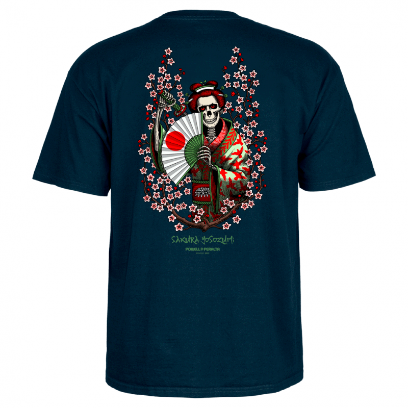 T-Shirt Powell Peralta Sakura Yosozumi Samurai - Navy