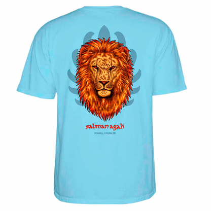 T-Shirt Powell Peralta Salman Agah Lion - Powder Blue