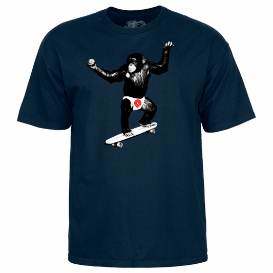 T-Shirt Powell Peralta Skate Chimp - Navy