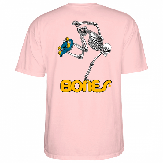 T-Shirt Powell Peralta Skate Skeleton - Light Pink