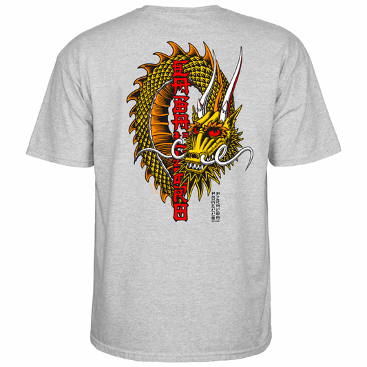 T-Shirt Powell Peralta Steve Caballero Ban This Dragon - Athletic Heather