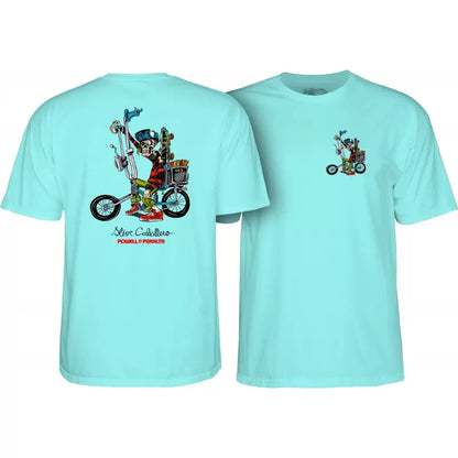 Powell Peralta Steve Caballero Chopper Bike T-Shirt - Celadon