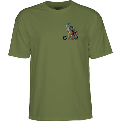 Powell Peralta Steve Caballero Chopper Bike T-Shirt - Military Green