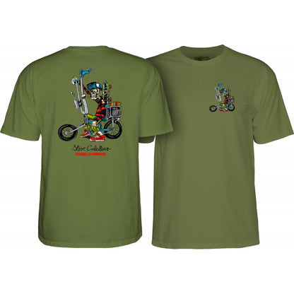 Powell Peralta Steve Caballero Chopper Bike T-Shirt - Military Green