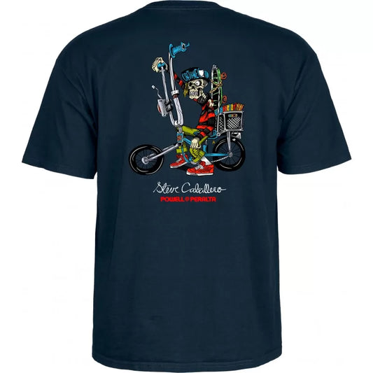 Powell Peralta Steve Caballero Chopper Bike T-shirt - Navy