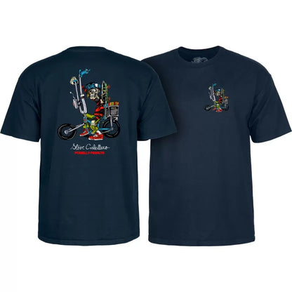Powell Peralta Steve Caballero Chopper Bike T-shirt - Navy