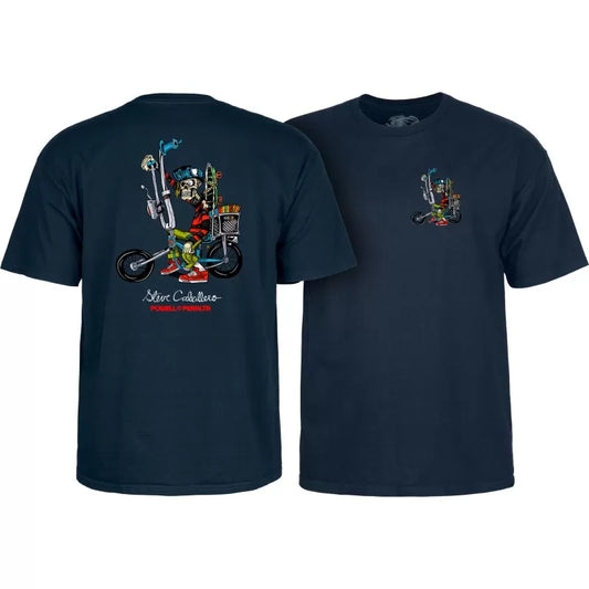 Powell Peralta Steve Caballero Chopper Bike T-shirt - Navy