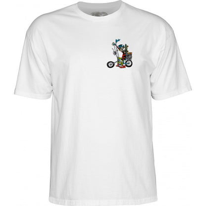 Powell Peralta Steve Caballero Chopper Bike T-Shirt - White