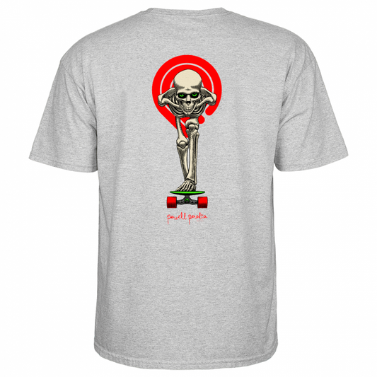 T-Shirt Powell Peralta Tucking Skeleton - Athletic Heather