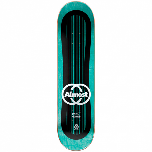 Almost Max Geronzi Bauhaus Impact Light Black Skateboard Deck 8.25"