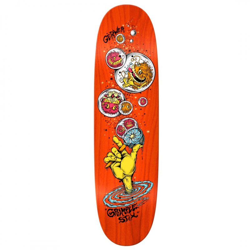 Anti-Hero Frank Gerwer Grimple Stix Backpage (Shaped) Skateboard Deck 8.38"