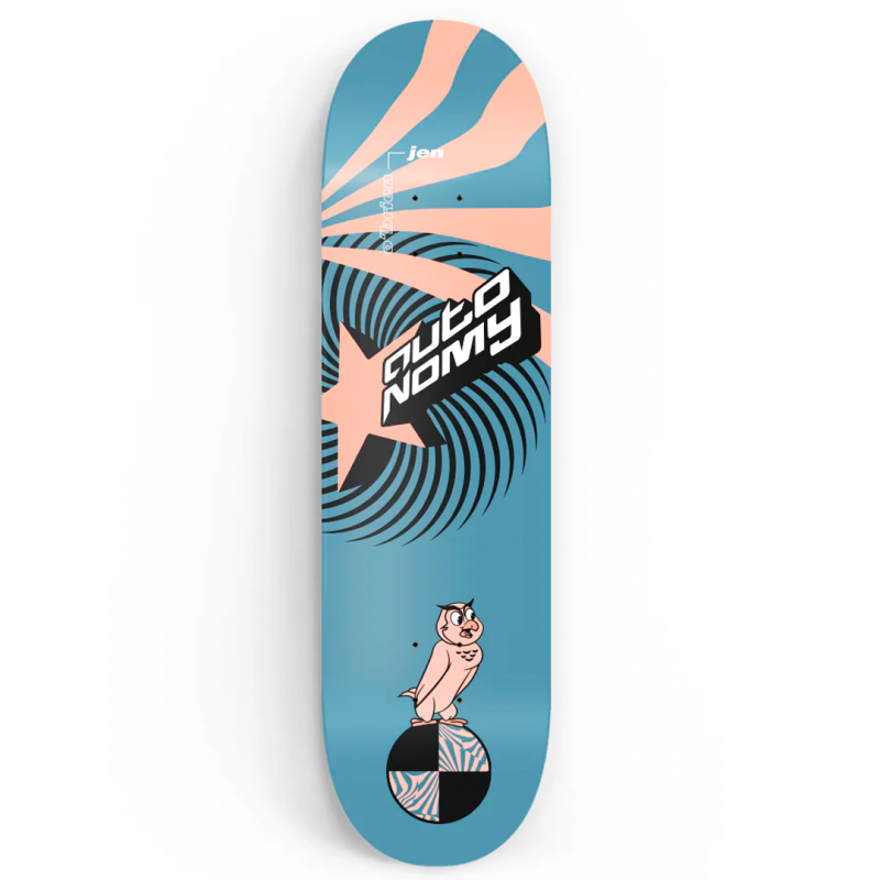 Autonomy Jen O'Brien VII Rhythm Series Skateboard Deck 7.75"