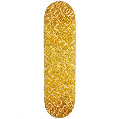 Baker Theotis Beasley Labyrinth Yellow Skateboard Deck 8.475"