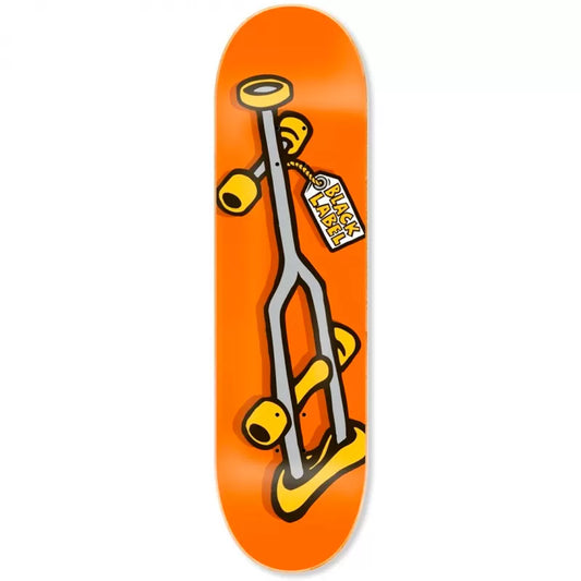 Black Label Crutch Skateboard Deck 9.0"