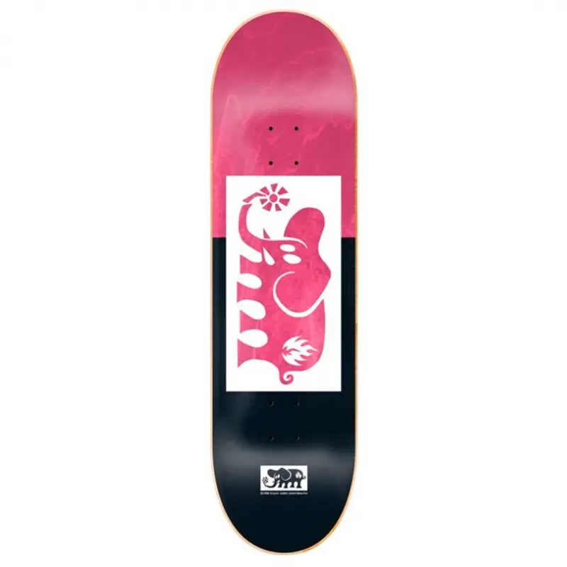 Black Label Elephant Blockout Skateboard Deck 8.5"