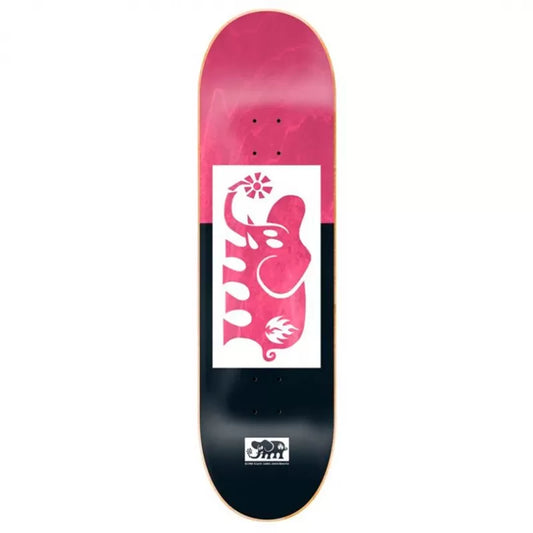 Black Label Elephant Blockout Skateboard Deck 8.5"