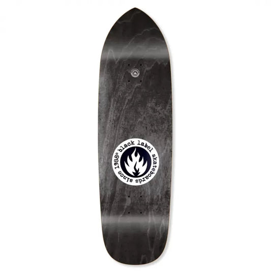 Black Label Jason Adams Curb Shark Blue Skateboard Deck 9.5"