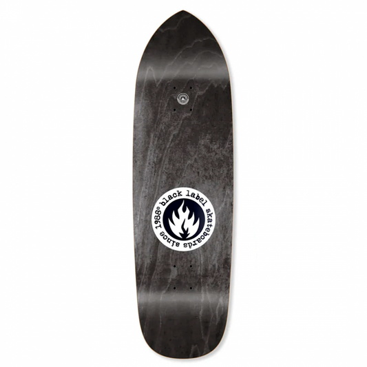 Black Label Jason Adams Curb Shark Red Skateboard Deck 9.5"