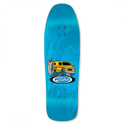 Black Label John Lucero Man Van Blue Skateboard Deck 9.88"