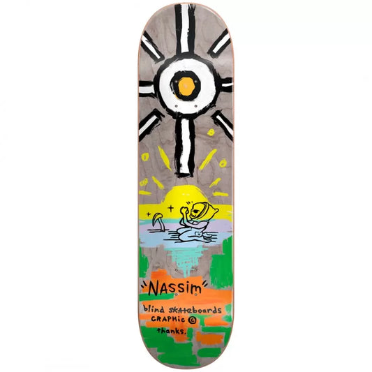 Blind Nassim Lachhab Reaper Pray Super Sap Skateboard Deck 8.0"