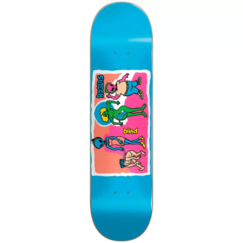 Blind TJ Rogers Color Portrait Super Sap Skateboard Deck 8.25"