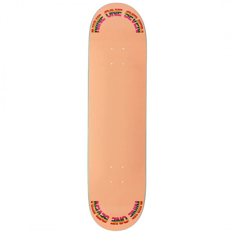 Call Me 917 Rainbow Peach Slick Skateboard Deck 8.25"