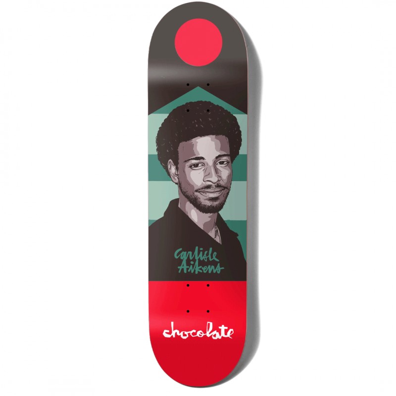 Chocolate Carlisle Aikens Hecox Portrait Skateboard Deck 8.5"