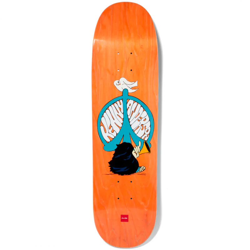 Chocolate Kenny Anderson Peace (Skidull) Skateboard Deck 8.5"