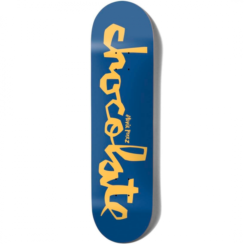 Chocolate Stevie Perez OG Chunk Navy Skateboard Deck 8.375"