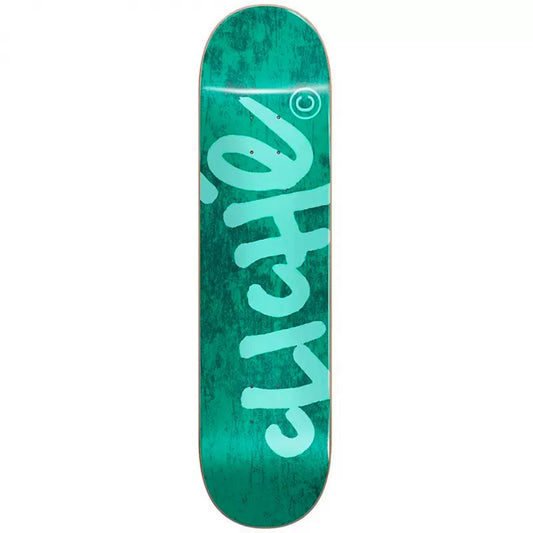 Cliché Handwritten Mint Skateboard Deck 8.0"