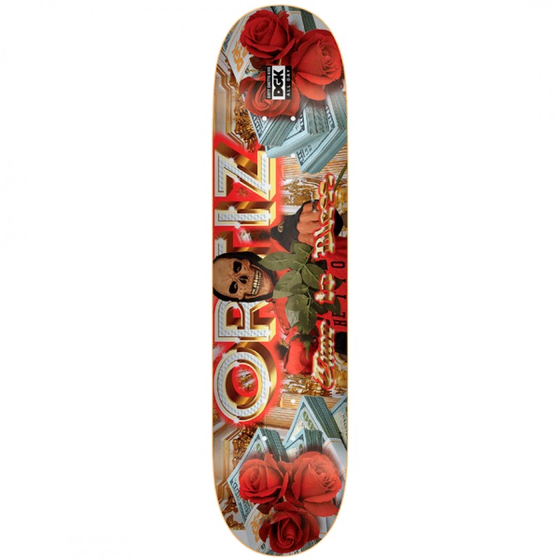 DGK Chaz Ortiz Ghetto Fab Skateboard Deck 7.9"