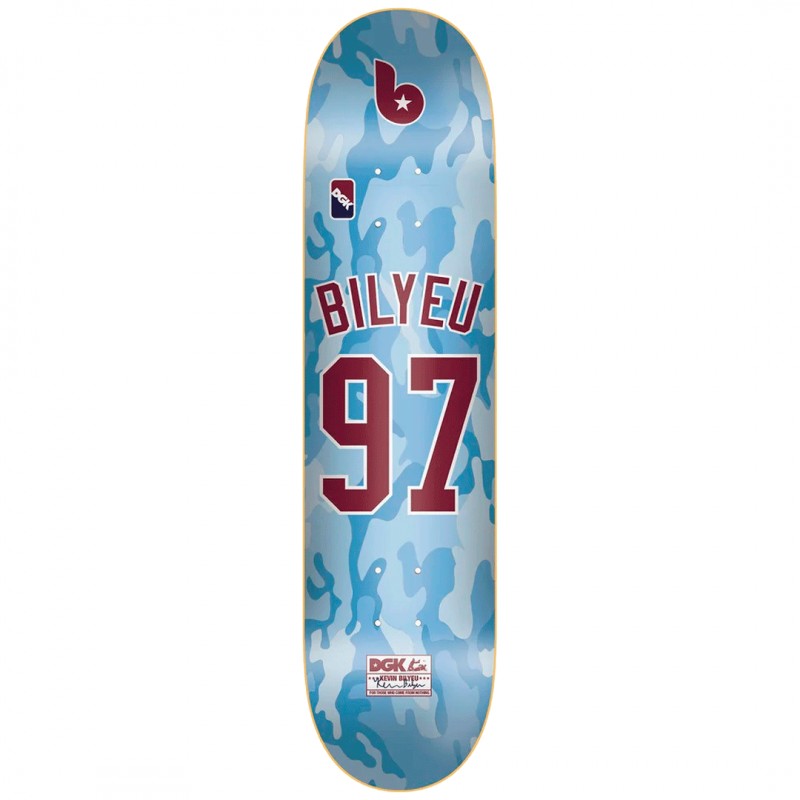 DGK Kevin Bilyeu Major League Skateboard Deck 8.06"