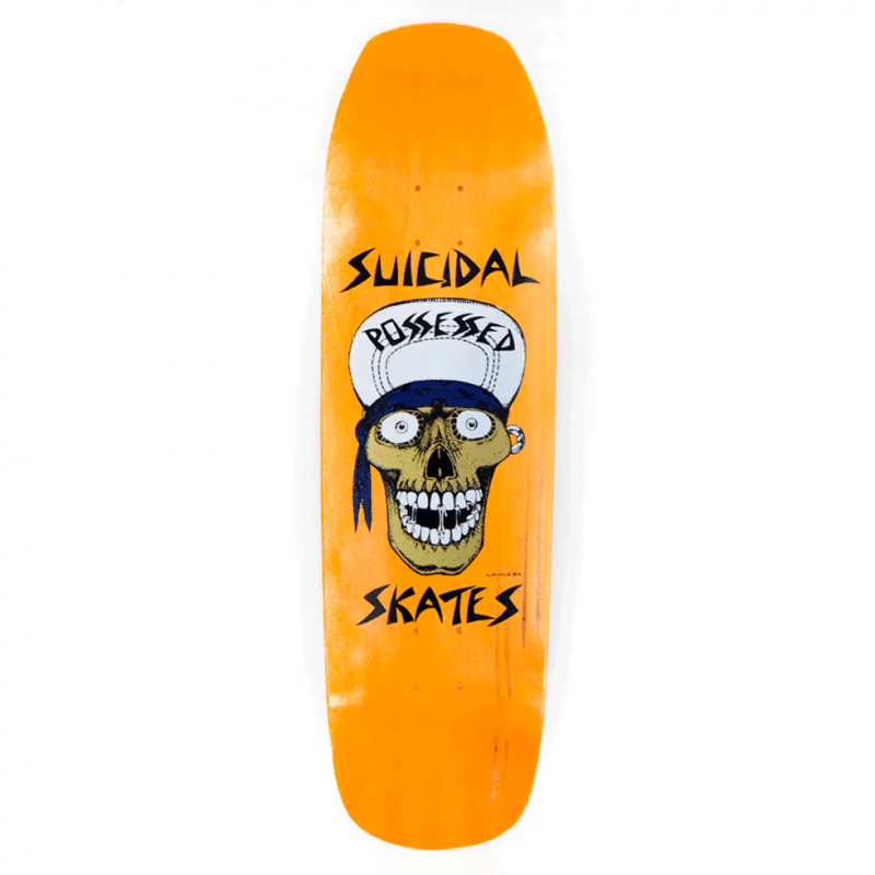 Dogtown x Suicidal Skates Punk Skull Skateboard Deck 9.125"