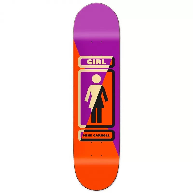 Girl Mike Carroll 93 Til Orange/Purple Skateboard Deck 8.375"
