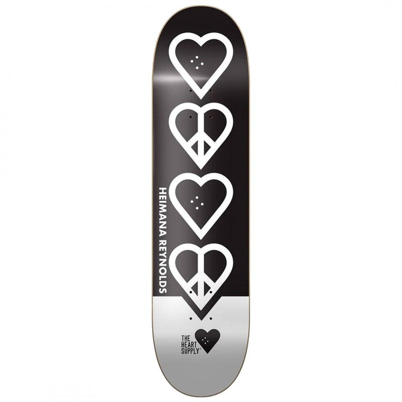 Heart Supply Classified Peace Black Heimana Reynolds Skateboard Deck 8.25"