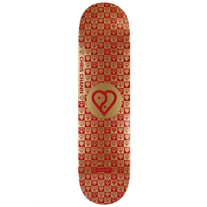 Heart Supply Chris Chann Trinity Foil R7 Skateboard Deck 8.0"