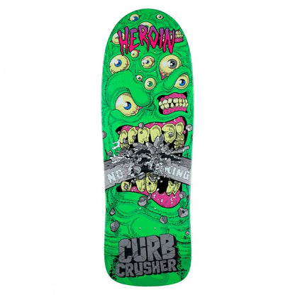 Heroin Curb Crusher Chomp Skateboard Deck 10.25"